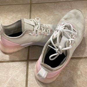 Pink and white Adidas sz 7.5